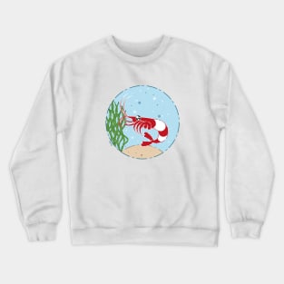 The little red shrimp Crewneck Sweatshirt